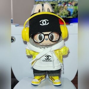 Fits Labubu Clothes Irridescent Yellow